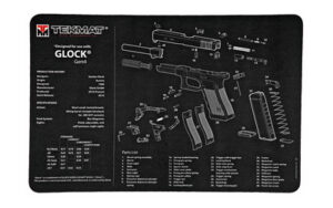 TEKMAT PISTOL MAT FOR GLK GEN 4 BLK