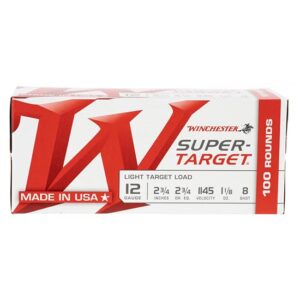 WIN SUPER TARGET 12GA LT 2.75 1-1/8OZ #8 100/2