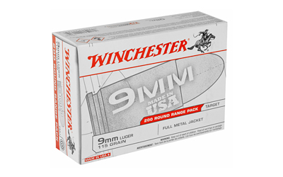 WIN USA 9MM 115GR FMJ 200/1000 - Image 2