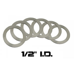 YHM BARREL SHIM SET AR15 1/2 INNER DIMENSION