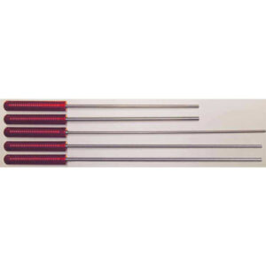 MICRO-POLISHED STAINLESS STEEL CLEANING ROD - 42" RIFLE, .27 CALIBER & UP