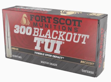 Fort Scott Munitions 300 Blackout Rifle Ammo Ammo - 150gr 20rd Box 150gr 20rd Box Ammo