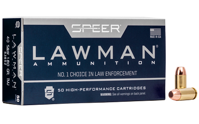 SPR LAWMAN 40SW 180GR TMJ 50/1000 LAWMAN 40SW 180GR TMJ 50/1000 Ammo