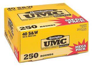 REM UMC 40SW 180GR MC MEGA PACK 250/4 UMC 40SW 180GR MC MEGA PACK 250/4 Ammo