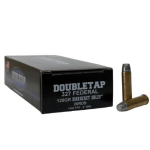 Double Tap Hardcast Solid Handgun Ammunition .327 Fed Mag 120gr WFNGC 1250 fps 20/ct