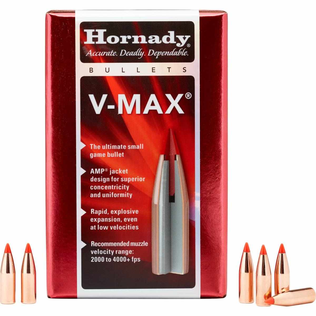 Hornady V-Max Varmint Rifle Bullets 5.45 cal .2215 60gr V-MAX 100/ct