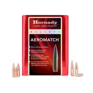 Hornady Aeromatch Rifle Bullets SEQUENTIAL .30 Cal .308" 168 gr (1-12") HPBT 500/ct