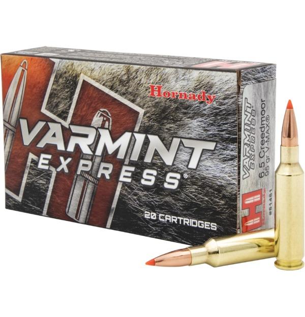 nady Varmint Express Rifle Ammunition 6.5 Creedmoor 95gr V-max 3300 Fps 20/ct Ammo