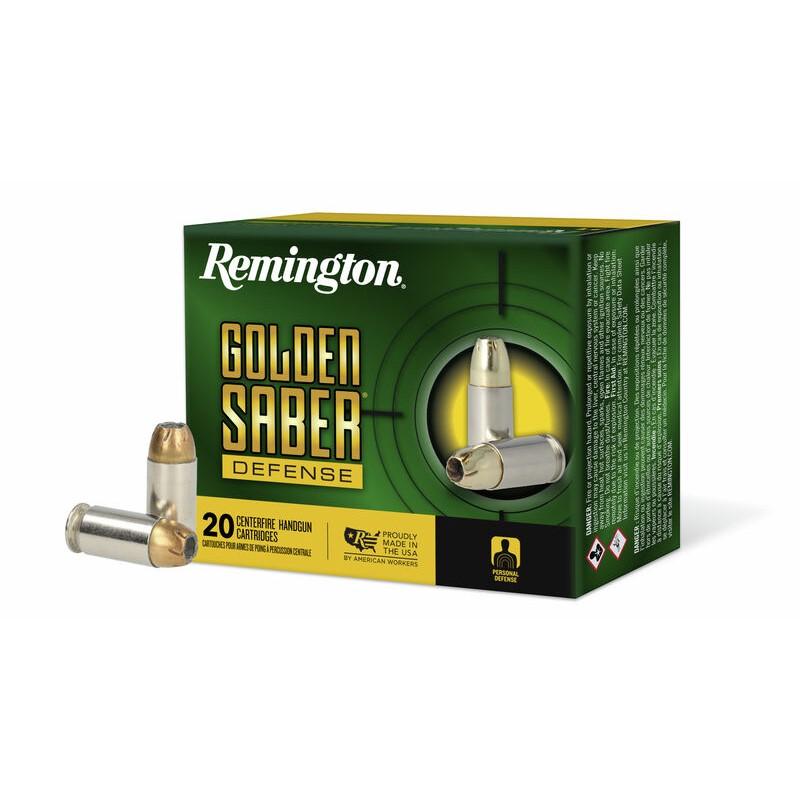 ington Golden Saber Defense Ammunition .45 Auto 185gr BJHP 1015 Fps 20/ct Ammo
