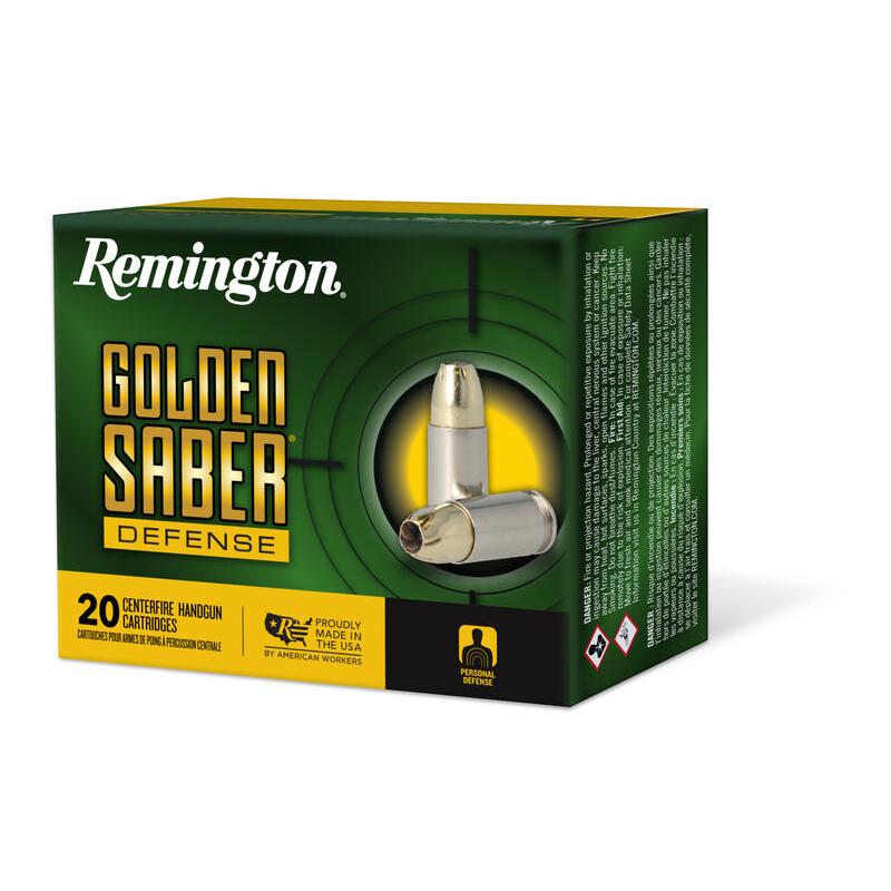 ington Golden Saber Defense Ammunition .45 Auto( P) 185gr BJHP 1140 Fps 20/ct Ammo