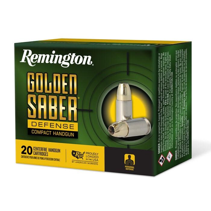 ington Golden Saber Defense Compact Ammunition .45 Auto 230 Gr BJHP 725 Fps 20/ct Ammo
