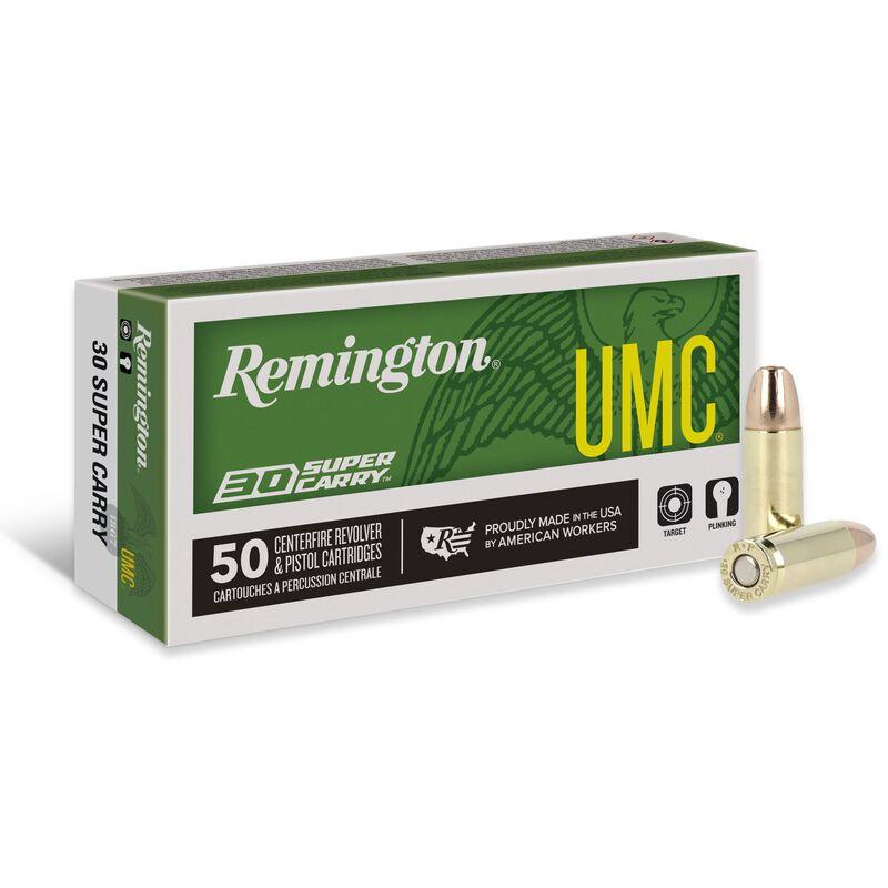 Remington UMC Handgun Ammunition .30 SC 100gr FMJ 1250 Fps 50/ct ington UMC Handgun Ammunition .30 SC 100gr FMJ 1250 Fps 50/ct Ammo
