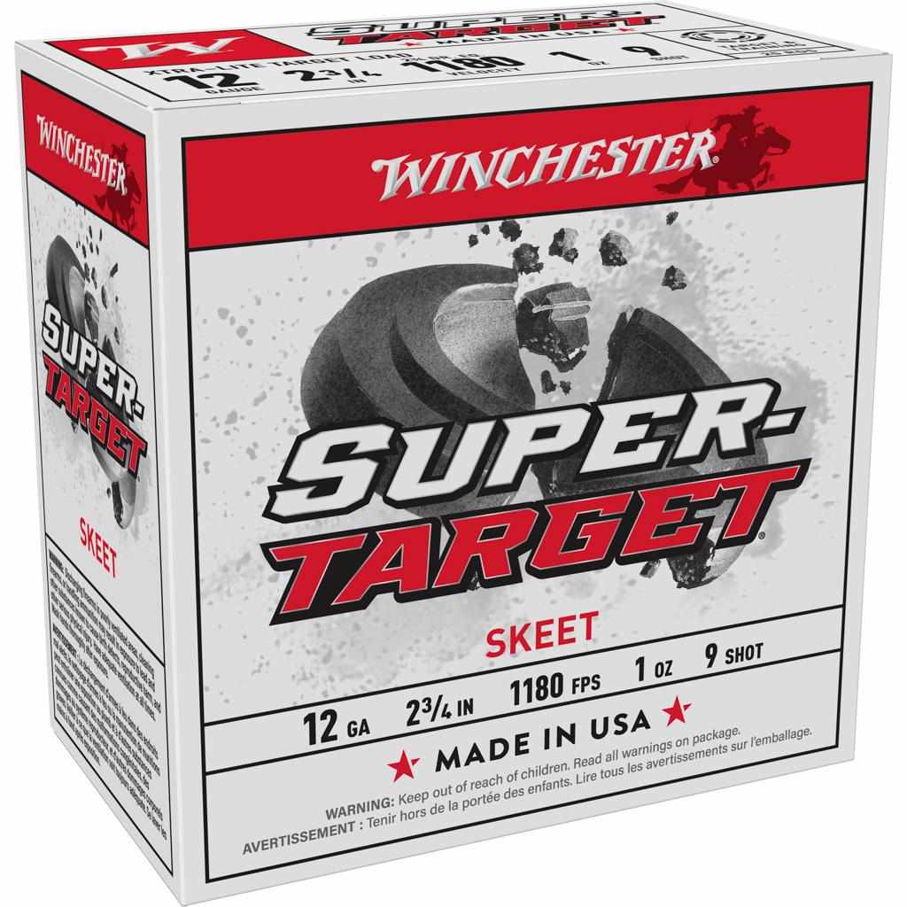 chester SuperTarget Shotshells 12 Ga 2-3/4 1 Oz 1180 Fps #9 25/ct Ammo