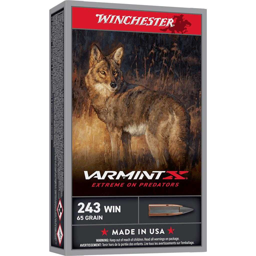chester Varmint X Rifle Ammunition .243 Win 65gr PT 3620fps 20/ct Ammo