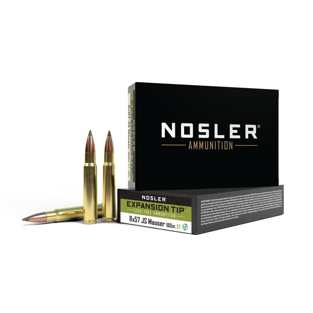 ler E-Tip Rifle Ammunition 8x57 JS 180gr PT 2550 Fps 20/ct Ammo