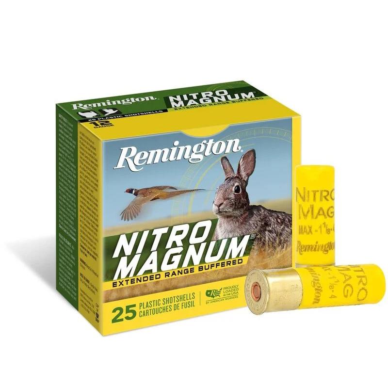 Remingto Nitro Magnum Shotshells 20 Ga 2-3/4 In 1-1/8 Oz #4 1175 Fps 25/ct ingto Nitro Magnum Shotshells 20 Ga 2-3/4 In 1-1/8 Oz #4 1175 Fps 25/ct Ammo
