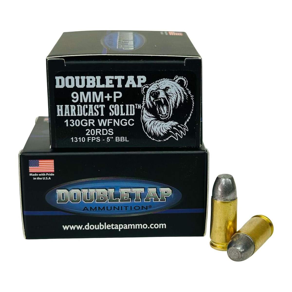 ble Tap Hardcast Solid Handgun Ammunition 9mm Luger( P) 130gr HC 1310 Fps 20/ct Ammo